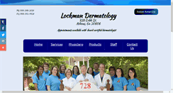 Desktop Screenshot of lockmandermatology.com