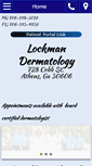 Mobile Screenshot of lockmandermatology.com